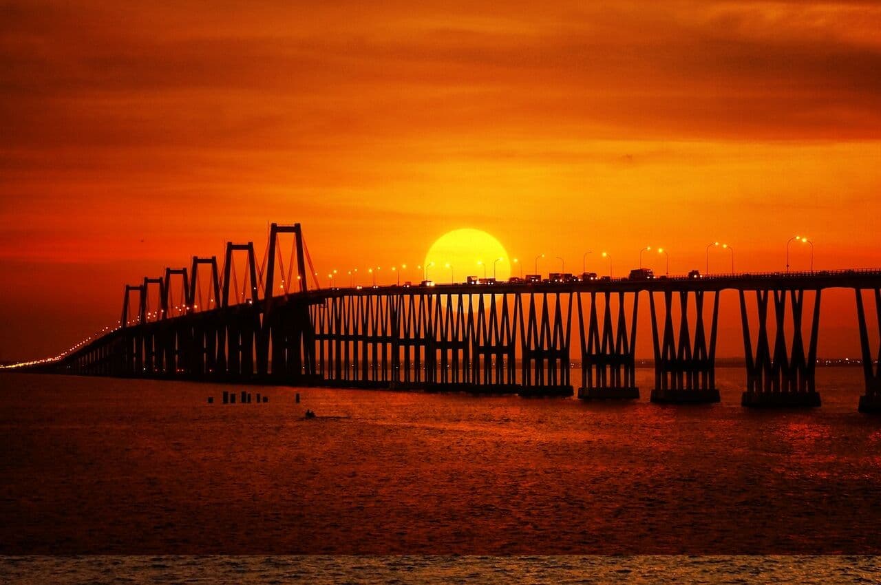 Puente General Rafael Urdaneta sobre el Lago de Maracaibo, Zulia